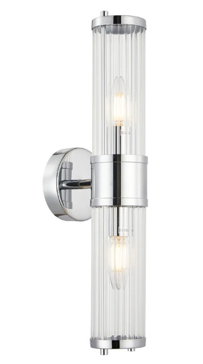 TIEMPO CHROME WALL LIGHT
